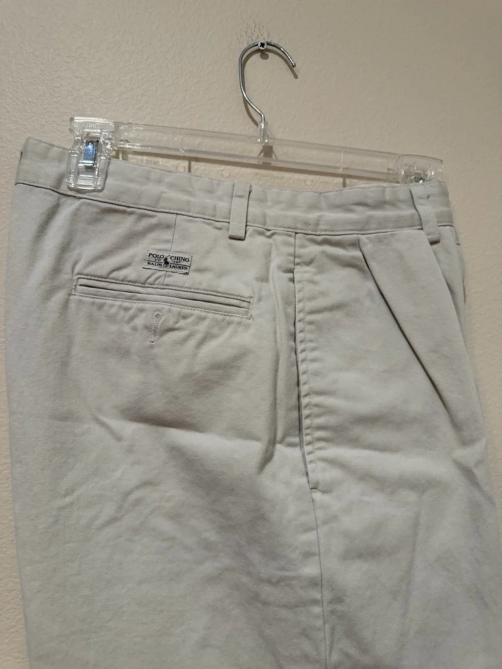 Men's Casual Chino Pants in Light Beige